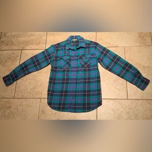 Gap Kids Flannel Double Pocket Button Down Shirt